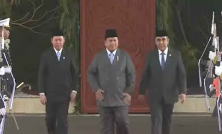 Naik Maung, Prabowo Tiba di Gedung DPR Akan Pidato Kenegaraan Penting 2 Kali